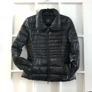 Armani Exchange Black Padded Jacket